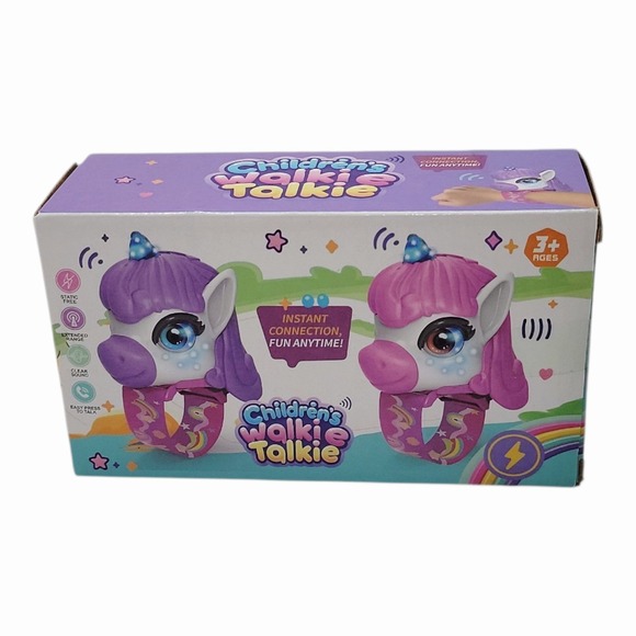 The Unbranded Brand Other - Kids Unicorn Walkie Talkies Set Children's 2-Way Radio Toy Instant Connection